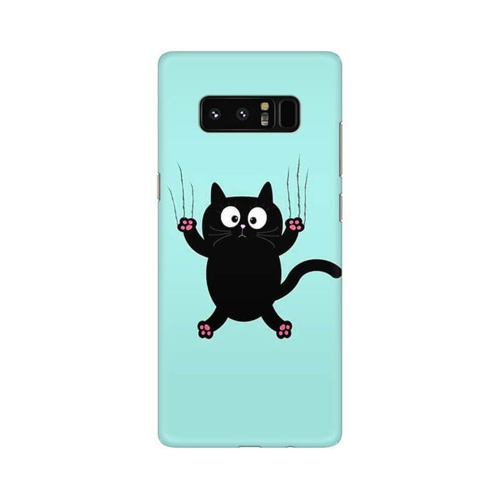 Cat Scratching Abstract Illustration Samsung Note 8 Cover - The Squeaky Store