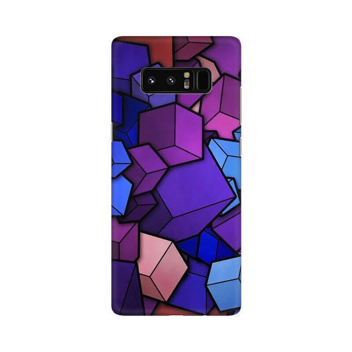 Cube Pattern Abstract Illustration Samsung S10 Plus Cover - The Squeaky Store