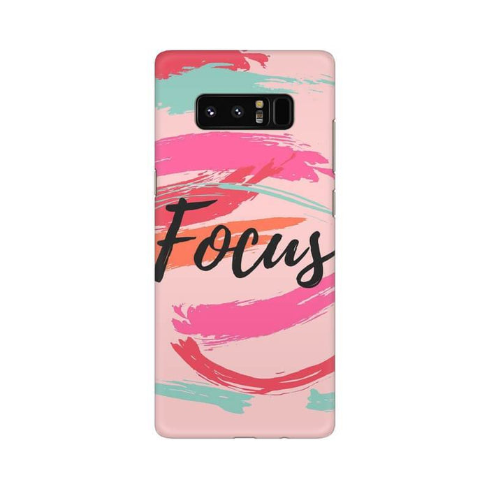 Focus Quote Designer Abstract Illustration Samsung Note 8 Cover - The Squeaky Store