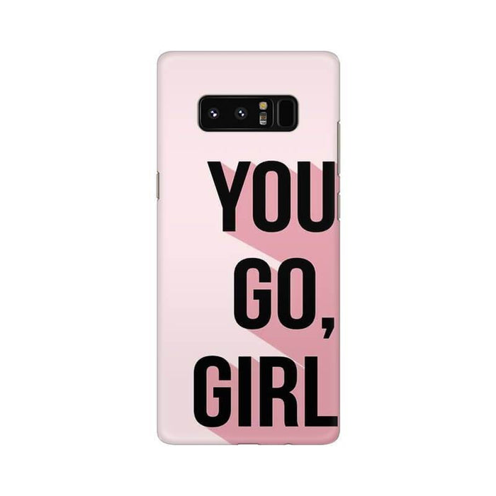 You Go Girl Quote Illustration Samsung Note 8 Cover - The Squeaky Store