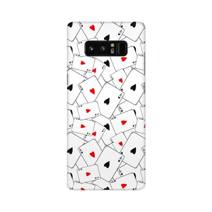 Playing Cards Ace Pattern Designer Samsung Note 8 Cover - The Squeaky Store