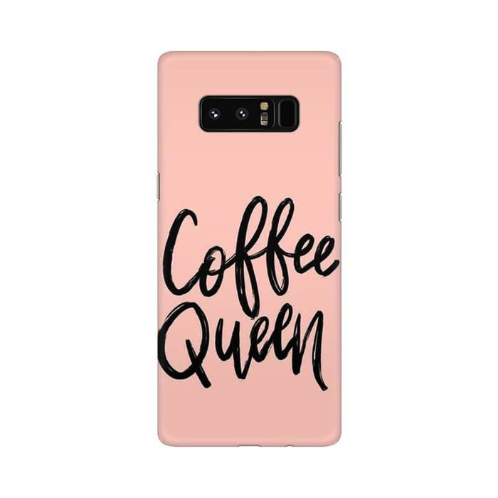 Coffee Queen Quote Designer Samsung Note 8 Cover - The Squeaky Store