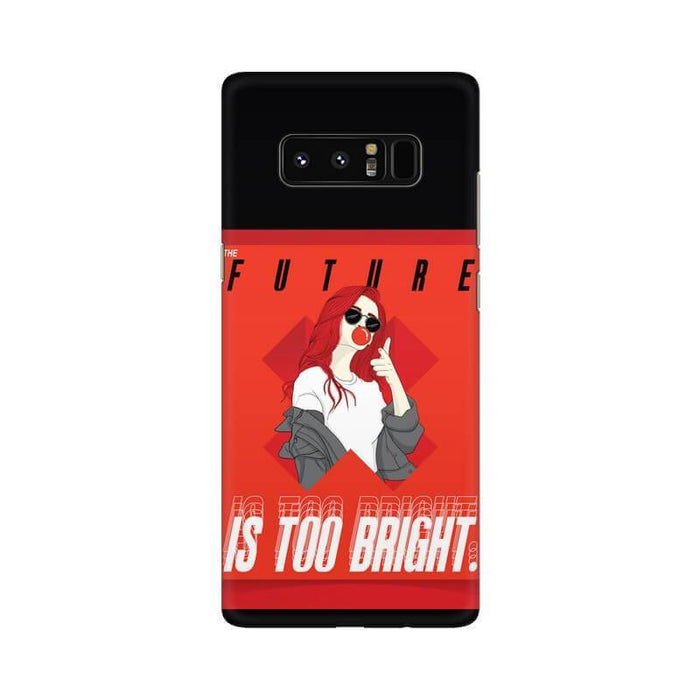Girl Bright Future Quote Designer Samsung Note 8 Cover - The Squeaky Store