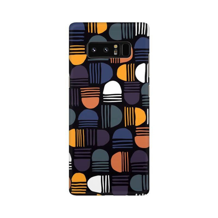 Abstract Geometric Lines Pattern Designer Samsung Note 8 Cover - The Squeaky Store
