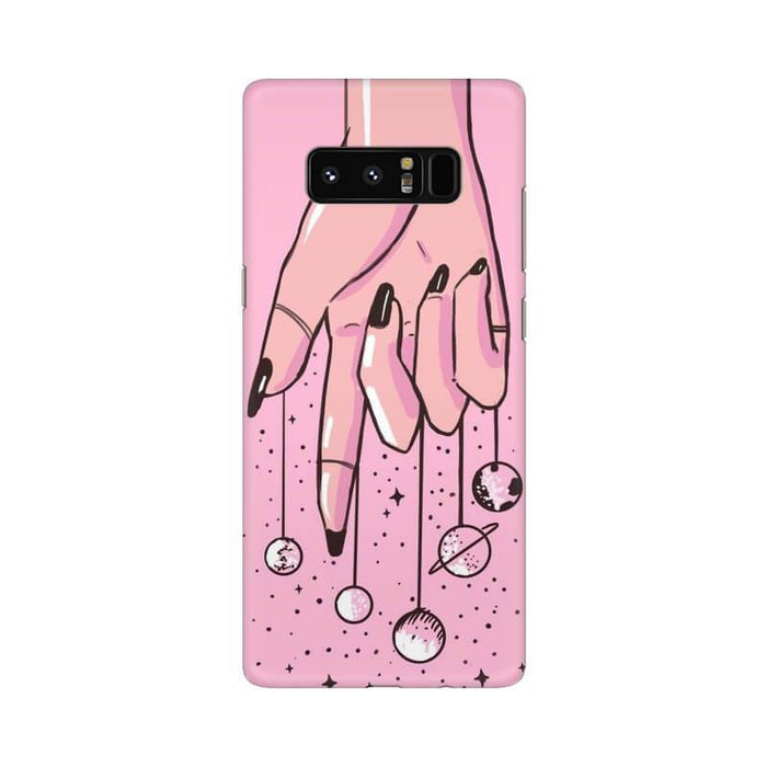 Girl Loving Planets Pattern Designer Samsung Note 8 Cover - The Squeaky Store