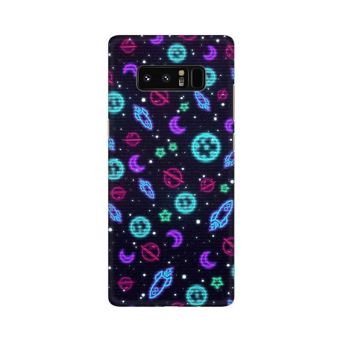 Retro Planets Pattern Designer Samsung S10 Plus Cover - The Squeaky Store