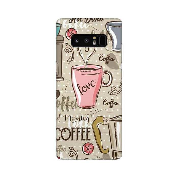 Coffee Lover Pattern Designer Samsung S10 Plus Cover - The Squeaky Store