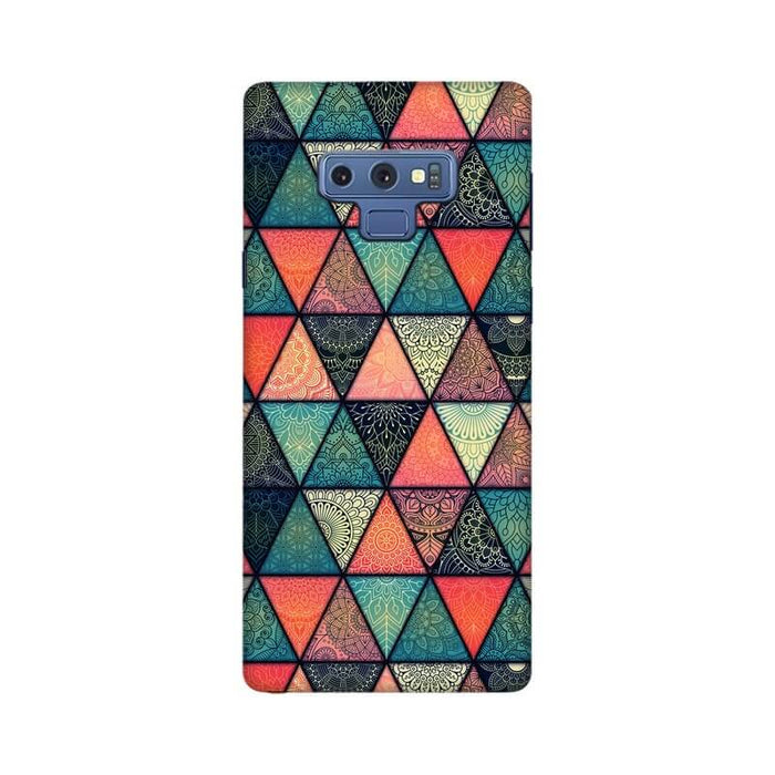 Triangular Colourful Pattern Samsung NOTE 9 Cover - The Squeaky Store