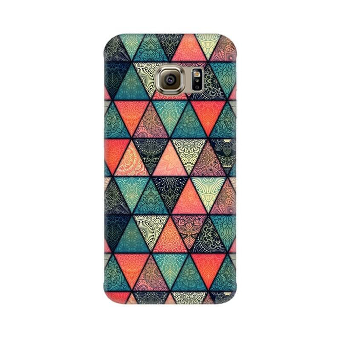 Triangular Colourful Pattern Samsung S7 Cover - The Squeaky Store