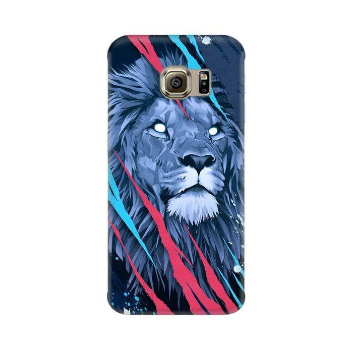 Lion Abstract Pattern Samsung S7 Edge Cover - The Squeaky Store