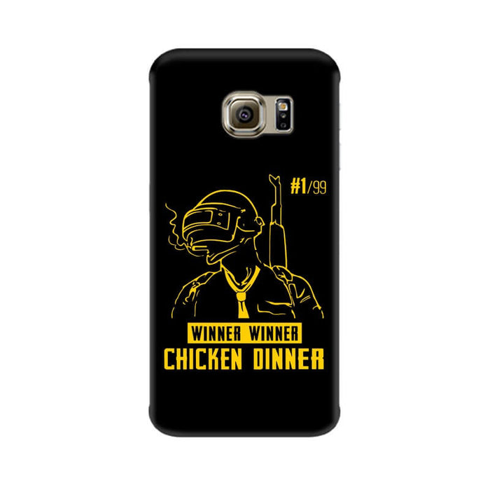 PUBG Winner Winner Chicken Dinner Designer Samsung S7 Edge Cover - The Squeaky Store