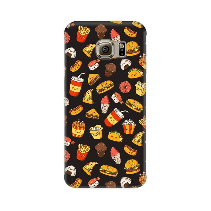 Foodie Abstract Pattern Samsung S7 Edge Cover - The Squeaky Store
