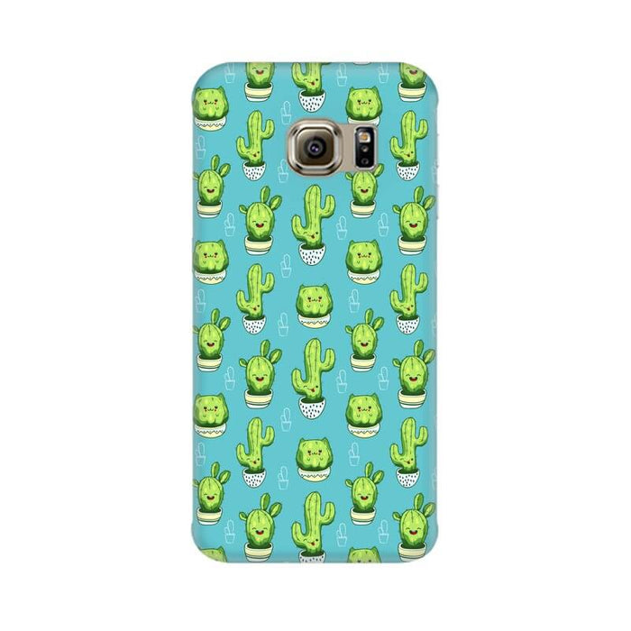 Kawaii Cactus Abstract Pattern Samsung S7 Cover - The Squeaky Store