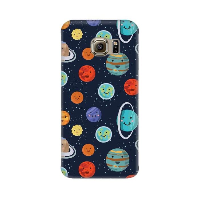 Planets Abstract Pattern Samsung S7 Edge Cover - The Squeaky Store