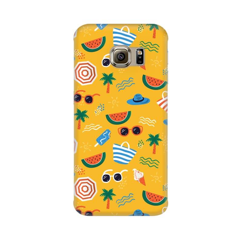 Beach Lover Abstract Pattern Samsung S7 Edge Cover - The Squeaky Store