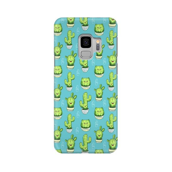 Kawaii Cactus Abstract Pattern Samsung S9 Cover - The Squeaky Store