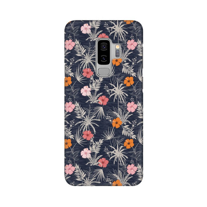 Leaves & Flowers Abstract Pattern Samsung S9 PLUS Cover - The Squeaky Store