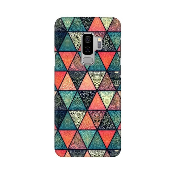Triangular Colourful Pattern Samsung S9 PLUS Cover - The Squeaky Store