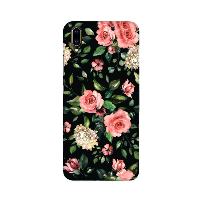 Rose Abstract Designer Pattern Vivo V11 Pro Cover - The Squeaky Store