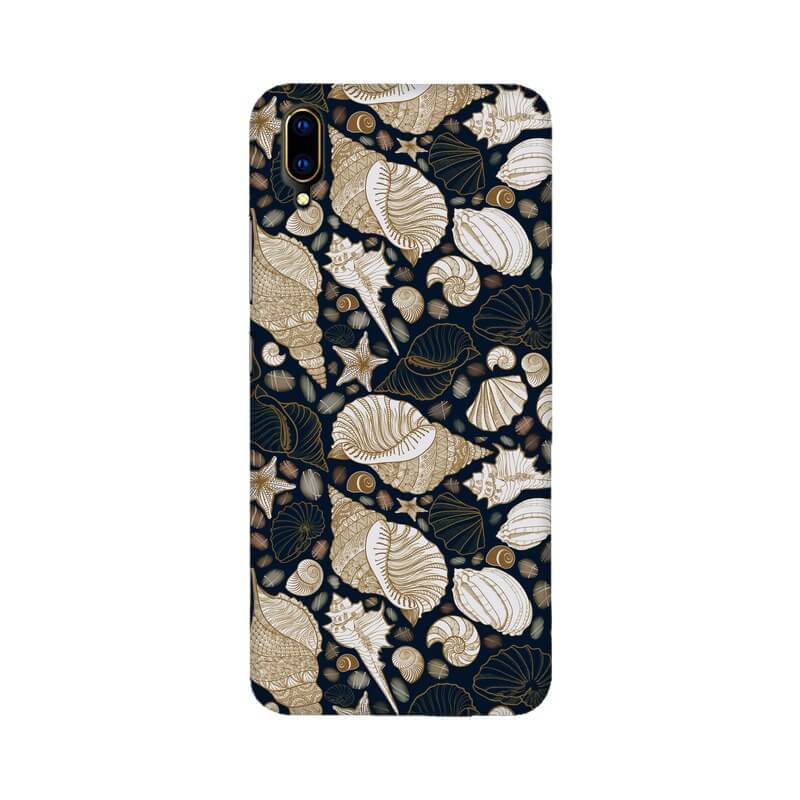 Shells Abstract Designer Pattern Vivo V11 Pro Cover - The Squeaky Store