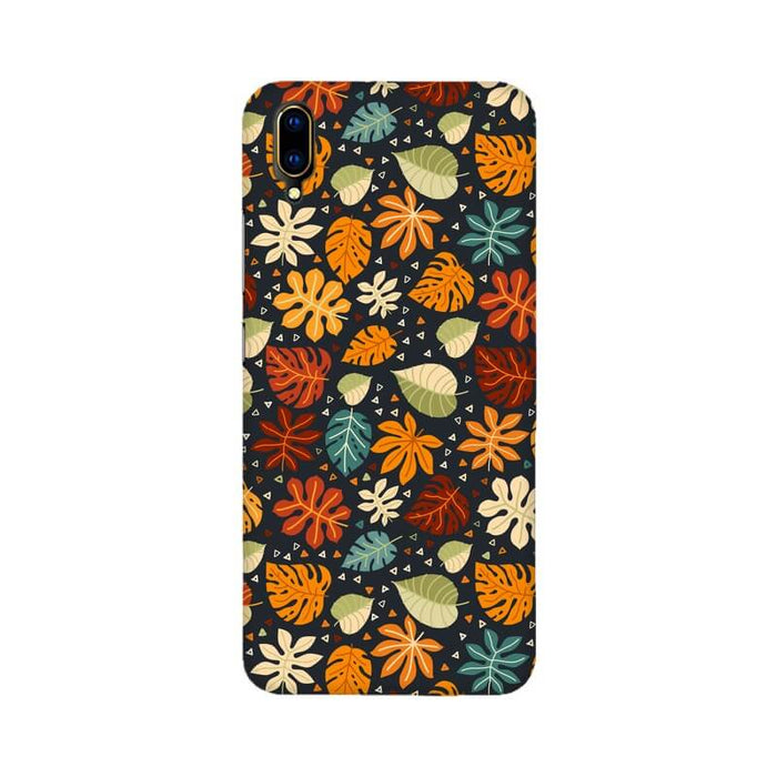 Leaves Abstract Designer Pattern Vivo V11 Pro Cover - The Squeaky Store
