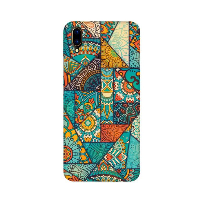 Geometric Abstract Designer Pattern Vivo V11 Pro Cover - The Squeaky Store