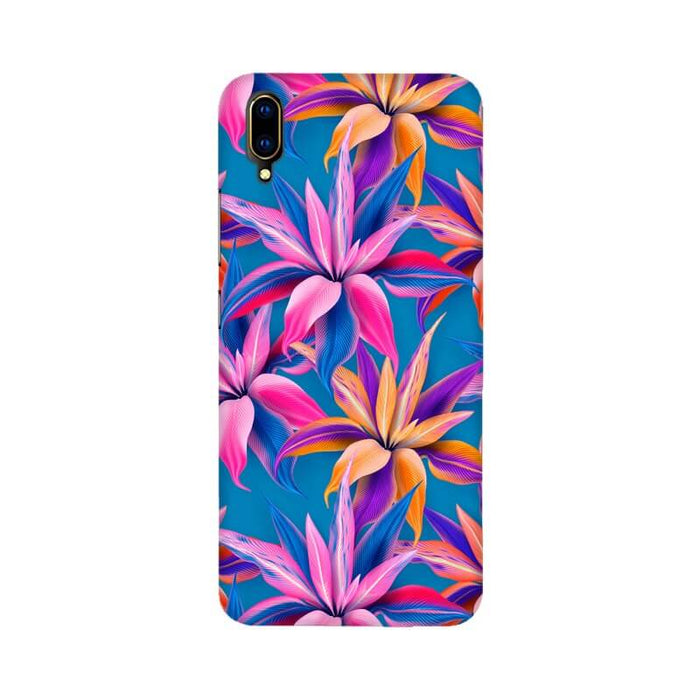 Floral Abstract Designer Pattern Vivo V11 Pro Cover - The Squeaky Store