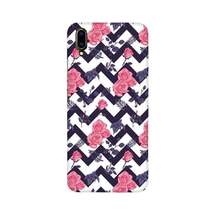 Zigzag Abstract Designer Pattern Vivo V11 Pro Cover - The Squeaky Store