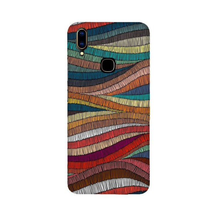 Colorful Abstract Wavy Pattern Vivo Y93 Cover - The Squeaky Store