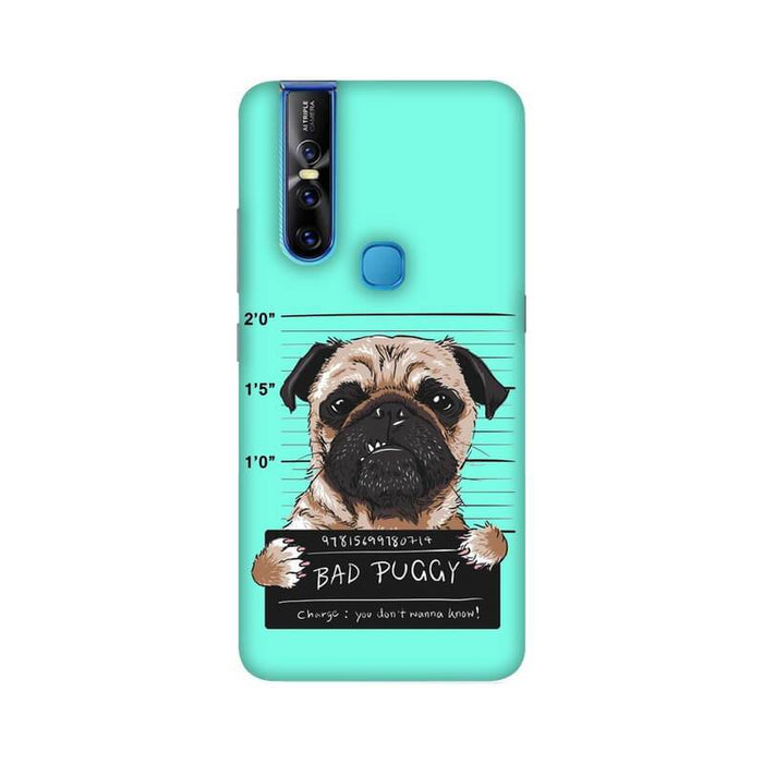 Pug Designer Abstract Pattern Vivo V15 Cover - The Squeaky Store