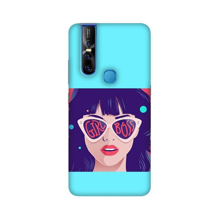 Cool Girl Designer Abstract Pattern Vivo V15 Cover - The Squeaky Store