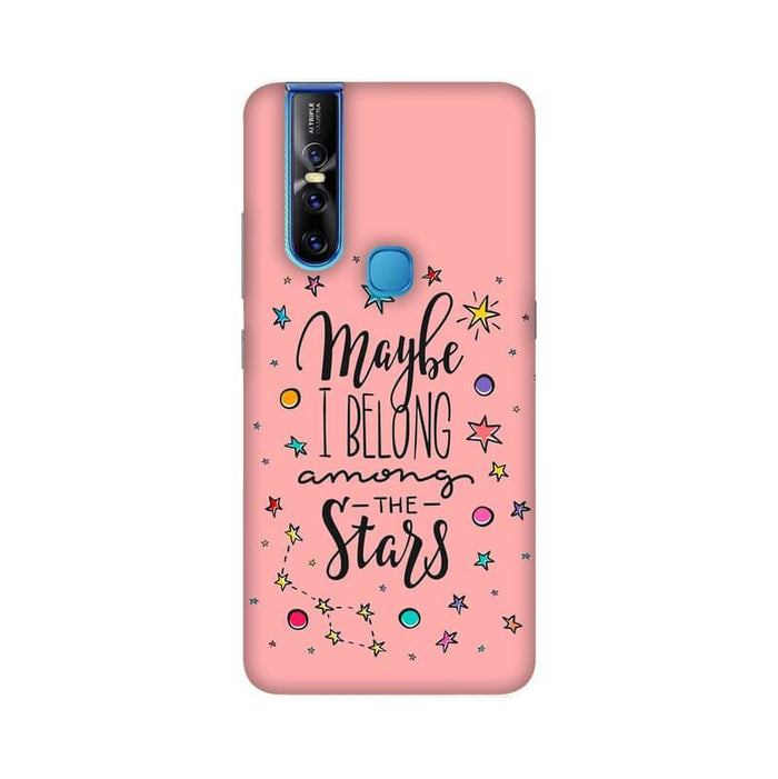 Positive Quote Designer Abstract Pattern Vivo V15 Cover - The Squeaky Store