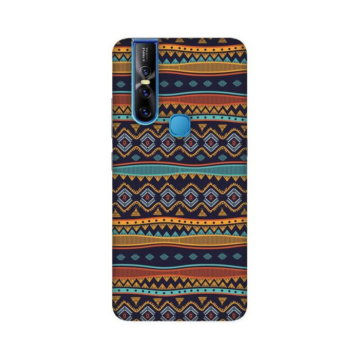 Tribal Abstract Pattern Vivo V15 Cover - The Squeaky Store