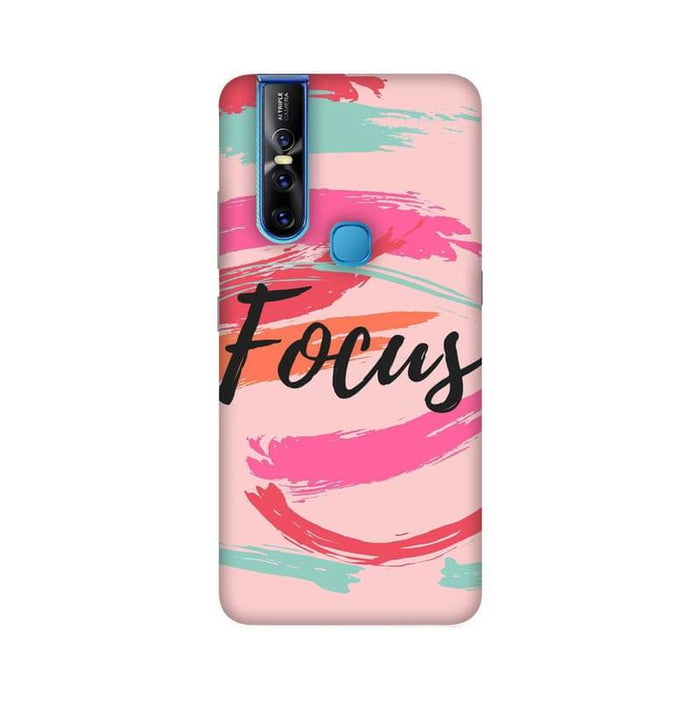 Focus Quote Designer Abstract Illustration Vivo V15 Cover - The Squeaky Store