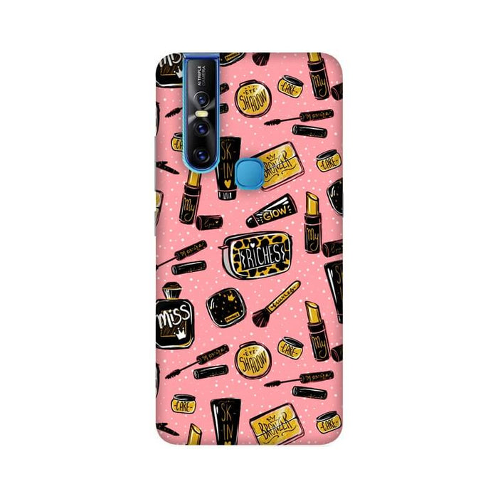 Girly Makeup Fashion Pattern Designer Vivo V15 Cover - The Squeaky Store