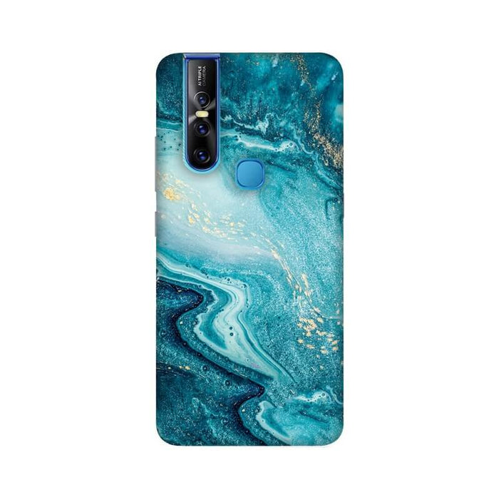 Abstract Water Illustration Vivo V15 Cover - The Squeaky Store