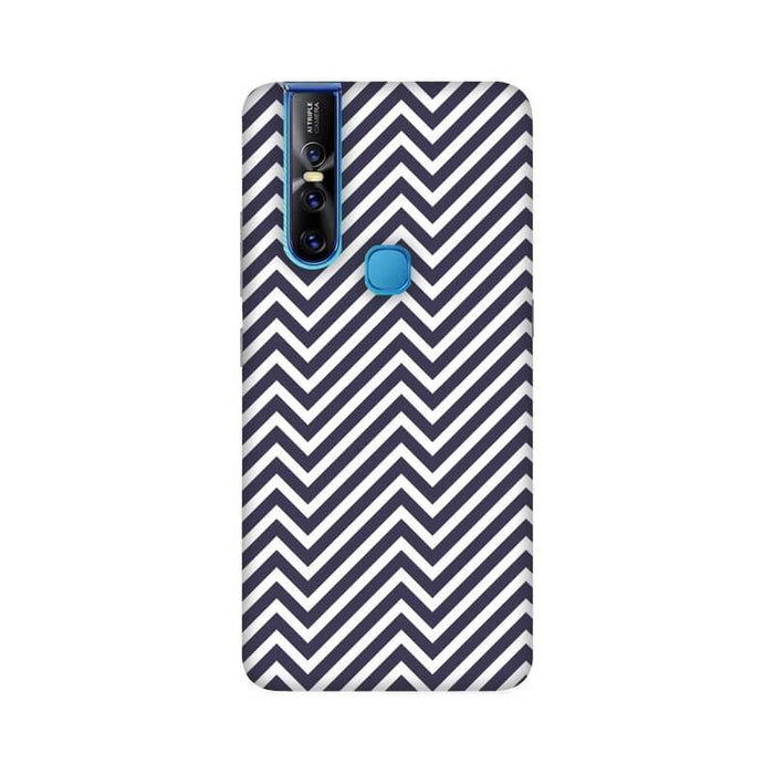 Abstract Zigzag  Pattern Vivo V15 Cover - The Squeaky Store