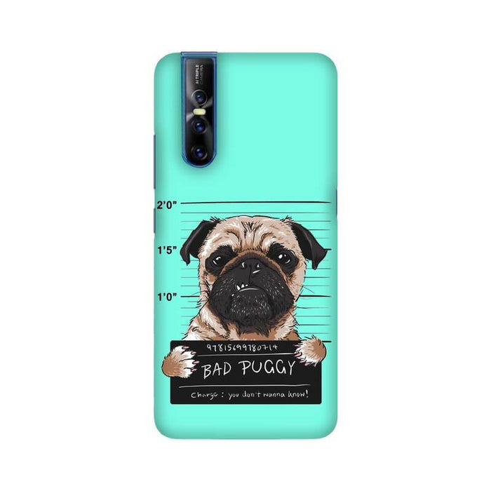 Pug Designer Abstract Pattern Vivo V15 Pro Cover - The Squeaky Store