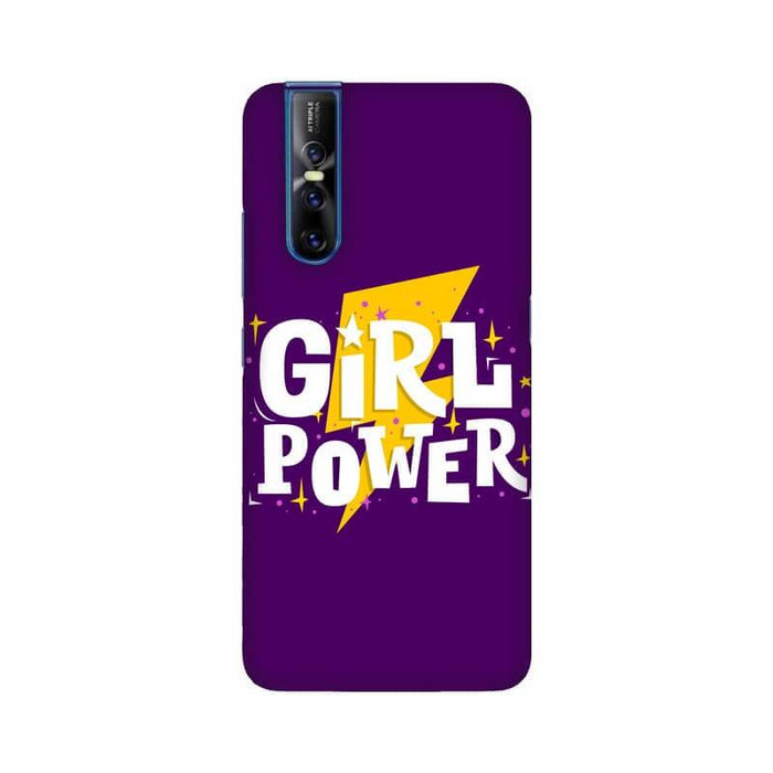 Girl Power Quote Designer Abstract Pattern Vivo V15 Pro Cover - The Squeaky Store