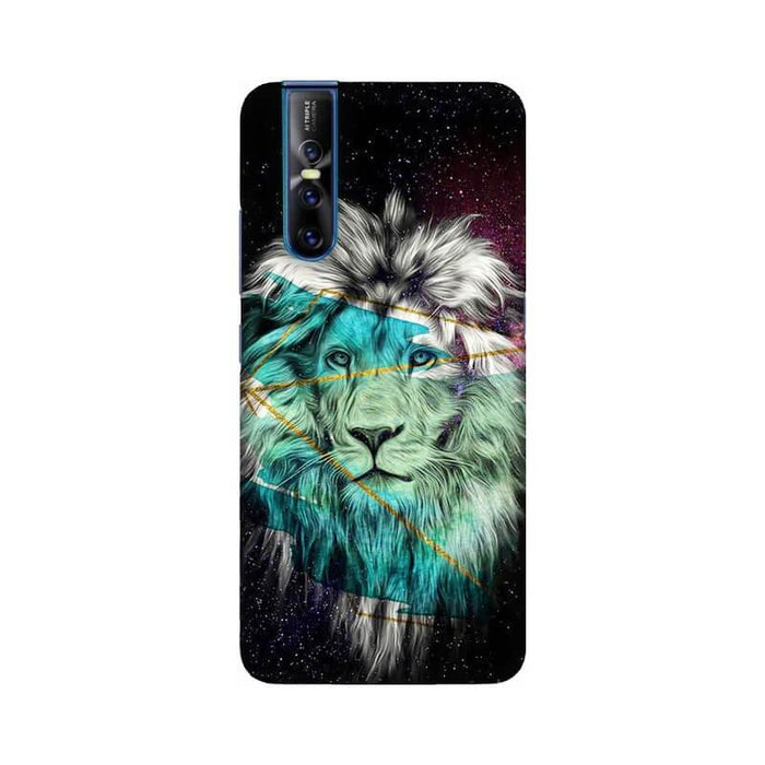 Universal King Lion Abstract Illustration Vivo V15 Pro Cover - The Squeaky Store