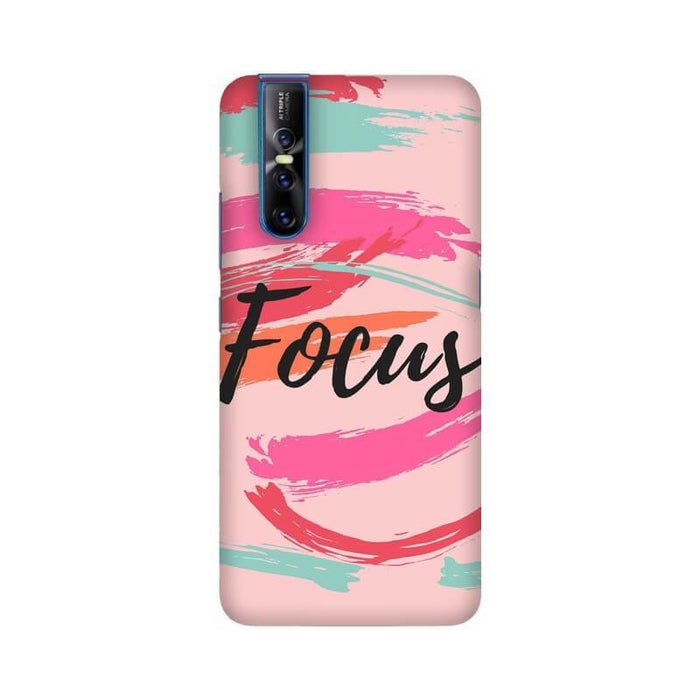 Focus Quote Designer Abstract Illustration Vivo V15 Pro Cover - The Squeaky Store