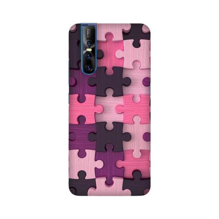 Puzzle Designer Abstract Illustration Vivo V15 Pro Cover - The Squeaky Store