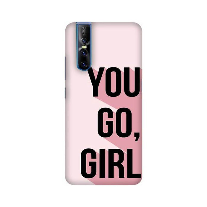 You Go Girl Quote Illustration Vivo V15 Pro Cover - The Squeaky Store