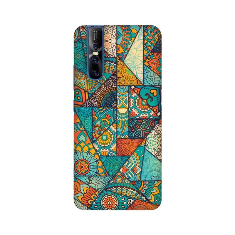 Abstract Geometric Pattern Vivo V15 Pro Cover - The Squeaky Store
