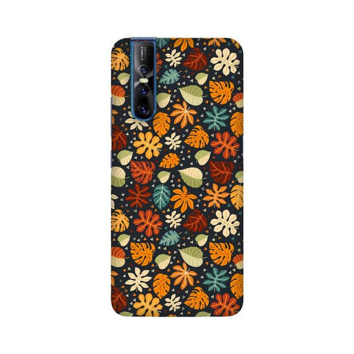 Cute Leafy Pattern Vivo V15 Pro Cover - The Squeaky Store