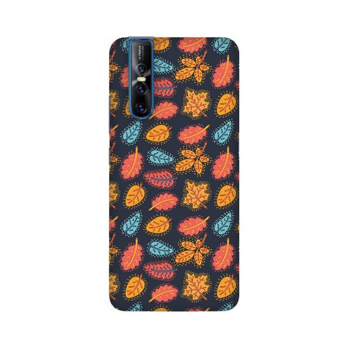 Colorful Leaves Pattern Vivo V15 Pro Cover - The Squeaky Store
