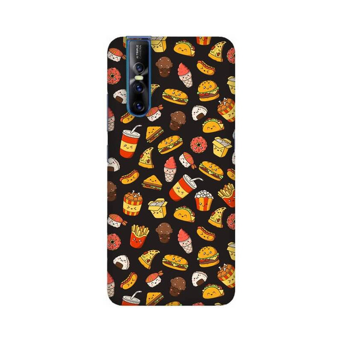 Foodie Patten Vivo V15 Pro Cover - The Squeaky Store