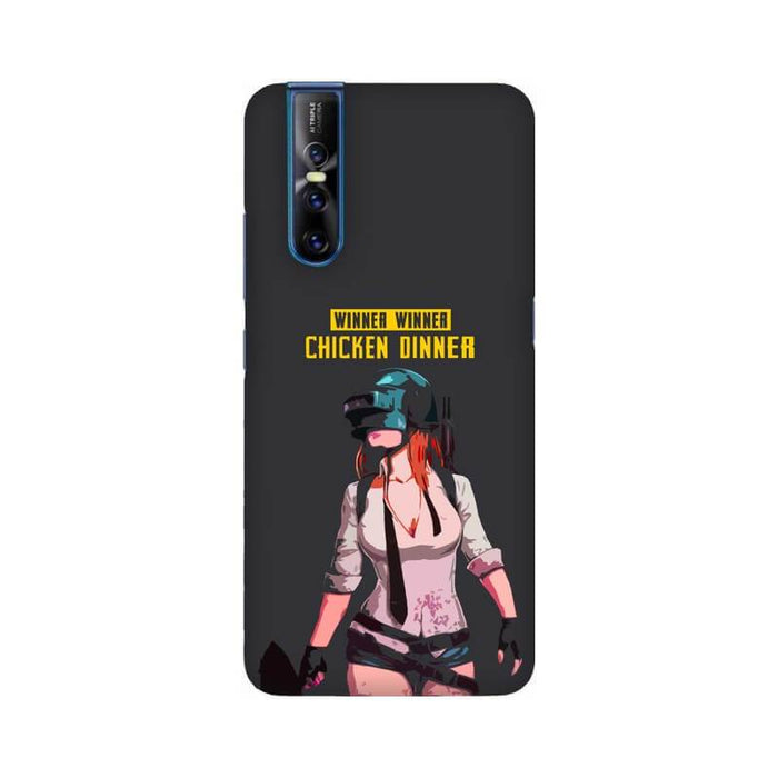 Pubg Lover Girl Vivo V15 Pro Cover - The Squeaky Store