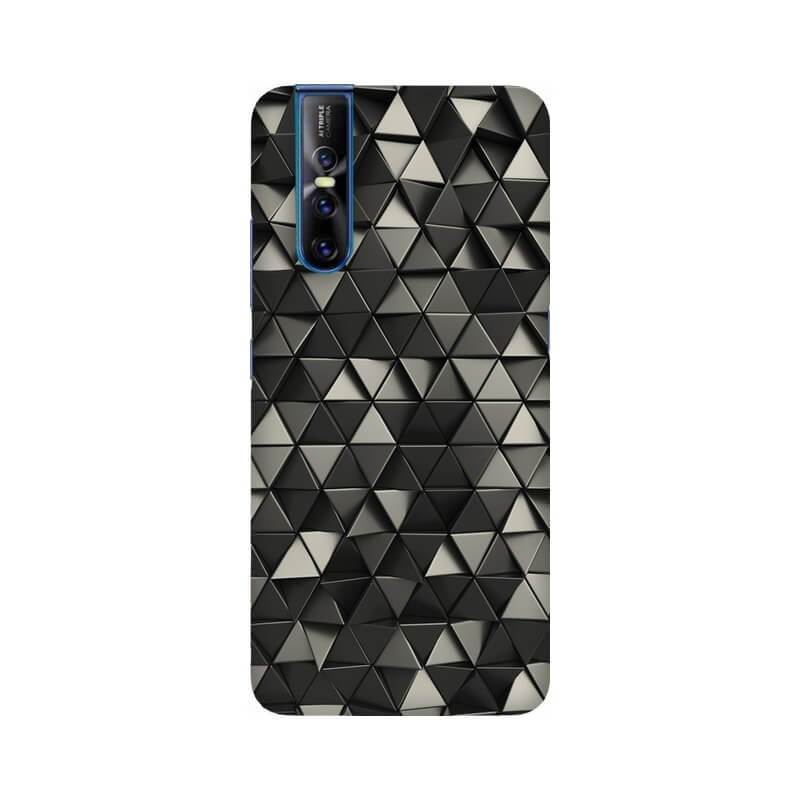 Abstract Triangle Pattern Vivo V15 Pro Cover - The Squeaky Store