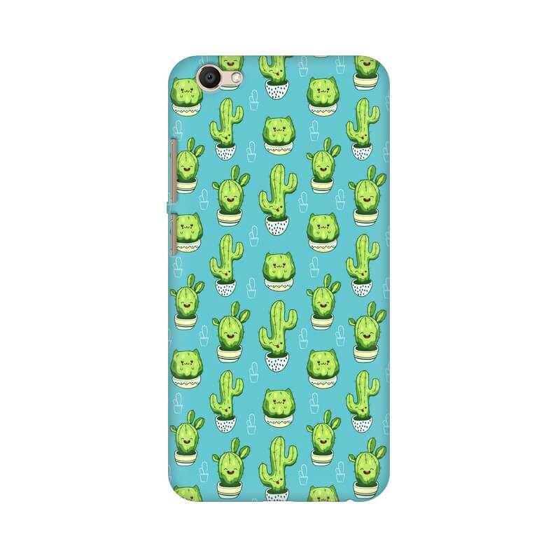 Kawaii Cactus Abstract Designer Pattern Vivo Y69 Cover - The Squeaky Store